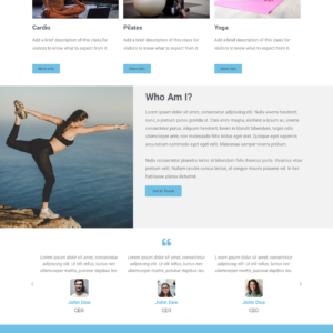Fitness Template 1 - Pro